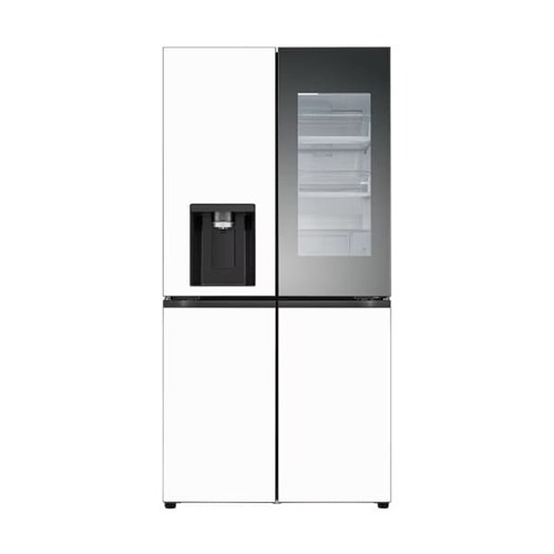 LG 디오스 오브제컬렉션 노크온 얼음정수기냉장고 820L W824GWW47-B
